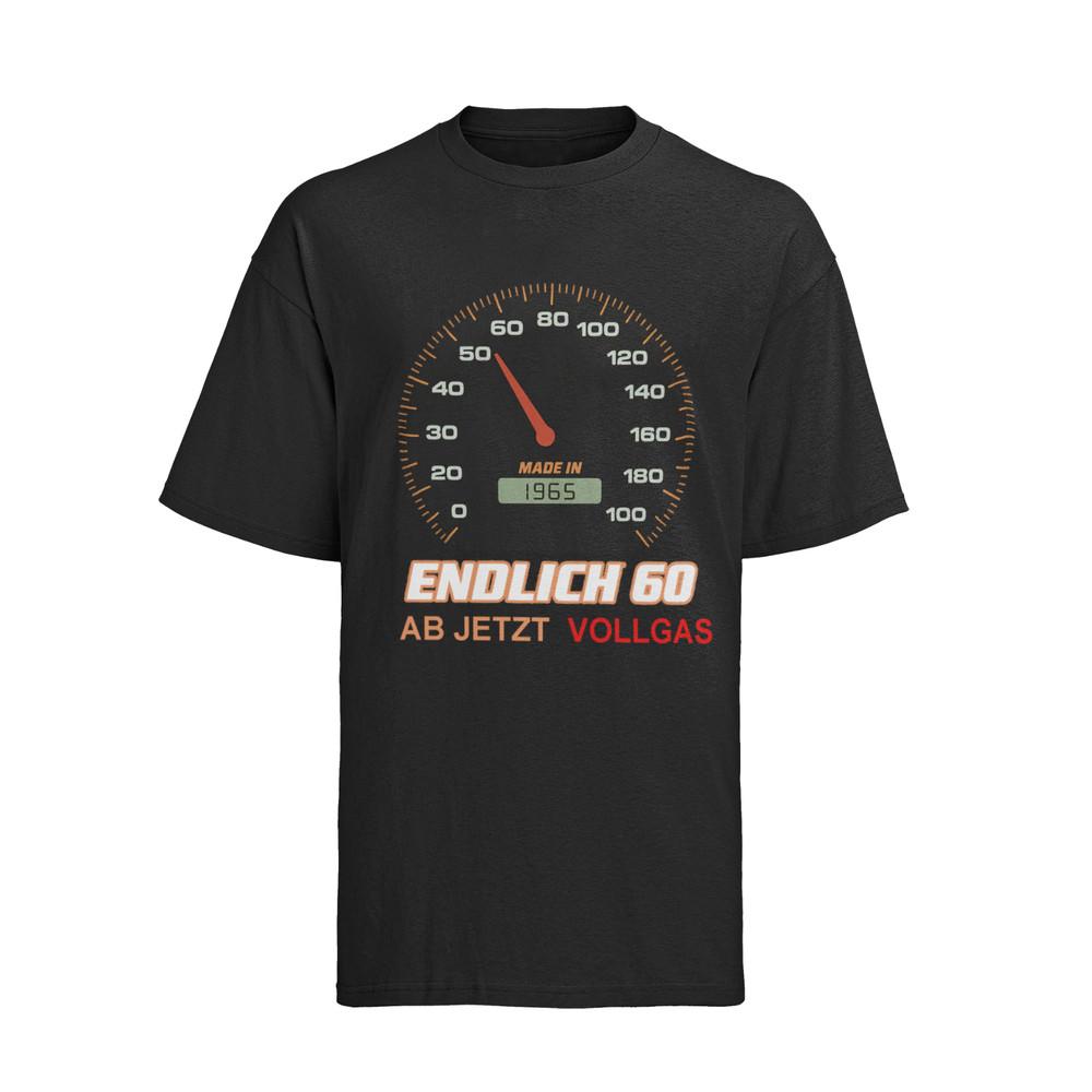 

Lustiges Personalisiertes Geburtstag Vollgas Autofahrer Car Alter Herren T-Shirt S