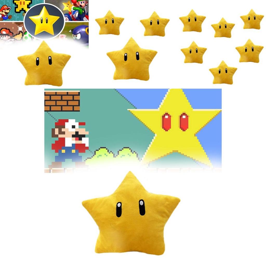 Cartoon Mario Plush Toy Soft And Huggable 5 Star Character