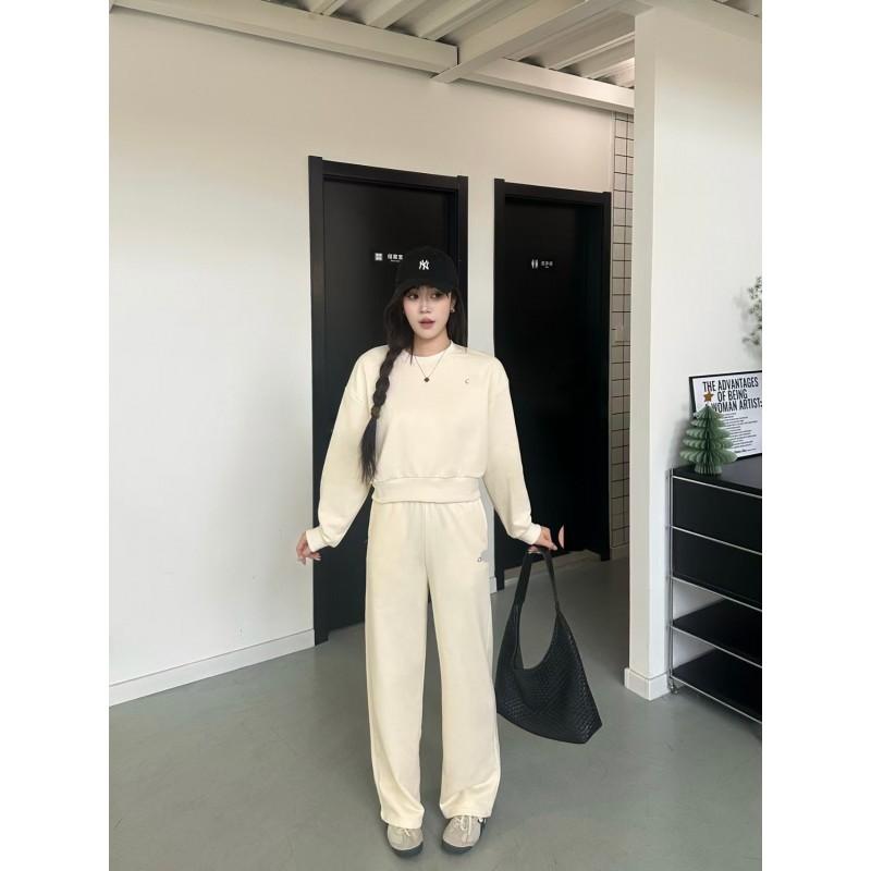 ALO Wide Leg Sweatpants Loose Fit High Waist Casual Pants Women