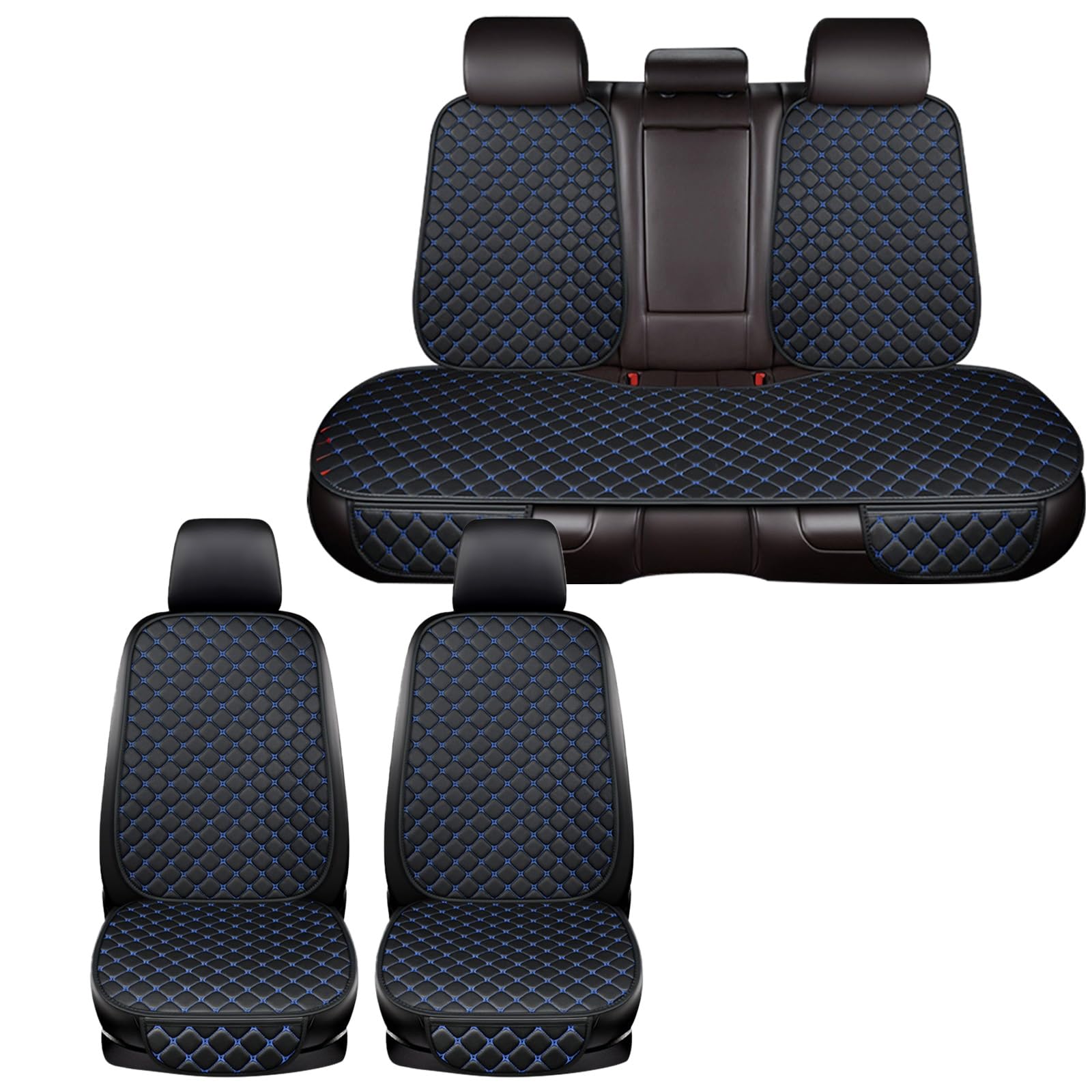 

Чехол на сиденье автомобиля, Совместимый с Nissan Note Aura FE13, Защитник сиденья, Кожаный материал, Водонепроницаемый, picture синий