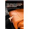 Nappa Leather Leg Support Extension Seat Cover Memory Foam Extender Cushion With Backrest Car Interior Accessories Universal Car