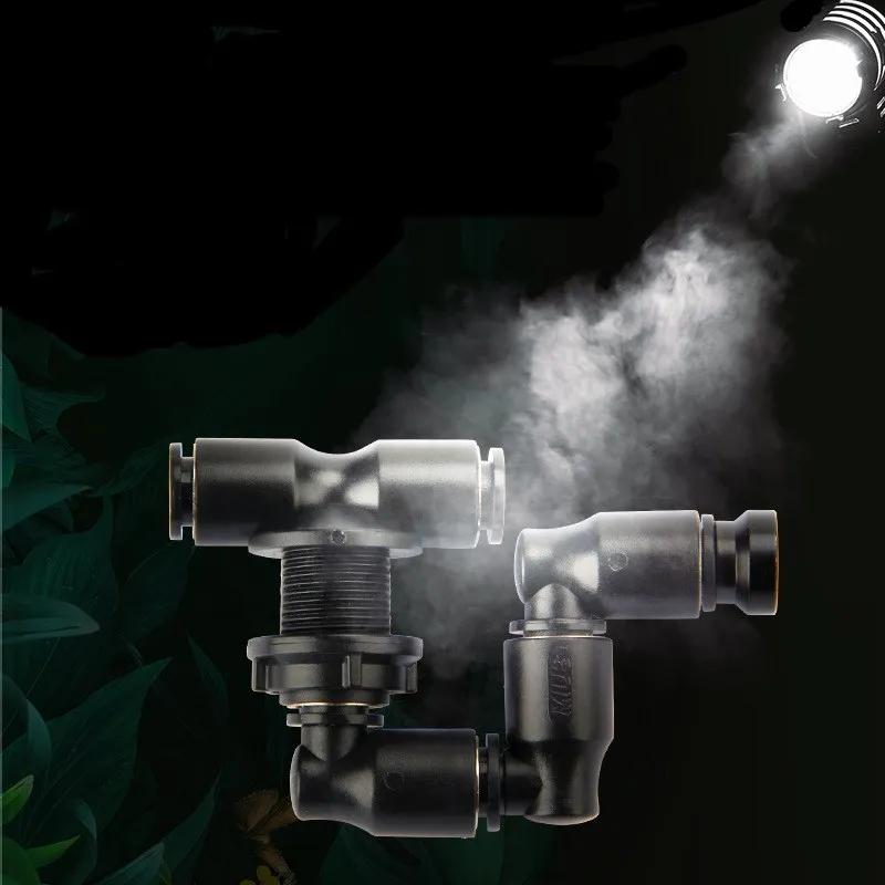 Universal Misting Nozzle 360°Rotatable Fogger Sprayer Reptile Terrarium Rainforest Vivarium Humidity Irrigation System Nozzle