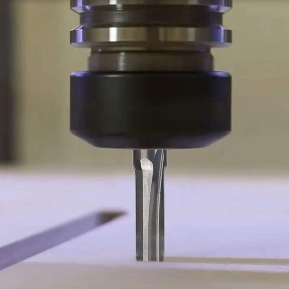 4/6mm Shank 2 Flute End Mill Tungsten Carbide CNC Router Bit Straight Slot Milling Cutter