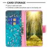 For Samsung Galaxy S23 FE Phone Case PU Leather Pattern Printing Wallet Stand Feature Cover