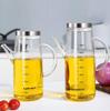 Ölflasche, Gewürzbehälter, Sojasaucenflasche, Essigflasche, Öldispenser, Glasmaterial, staubdicht, 750ml