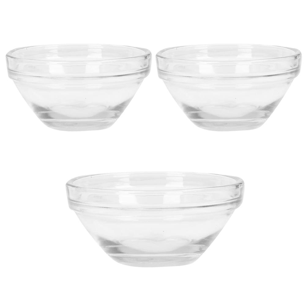 1/3/5pcs Acrylic Face Mask Essential Oil Bowl Transparent Cosmetic Beauty Salon DIY Stirring Bowl Makeup Skin Care Applicator