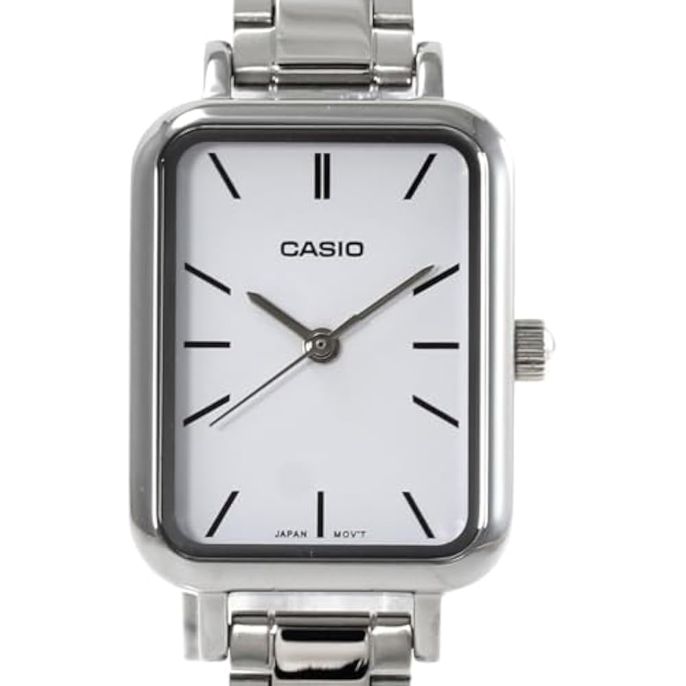 CASIO Casio Casio Standard Cheap Casio Chipukashi Watch Watch Watch Women's Brass Metal Silver Wh...
