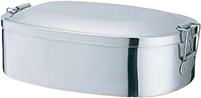 Aoyoshi ZEBRA Bento Stainless Dishwasher 061899 Box, 15cm, Steel, Approx. 620ml, Safe, Oval,