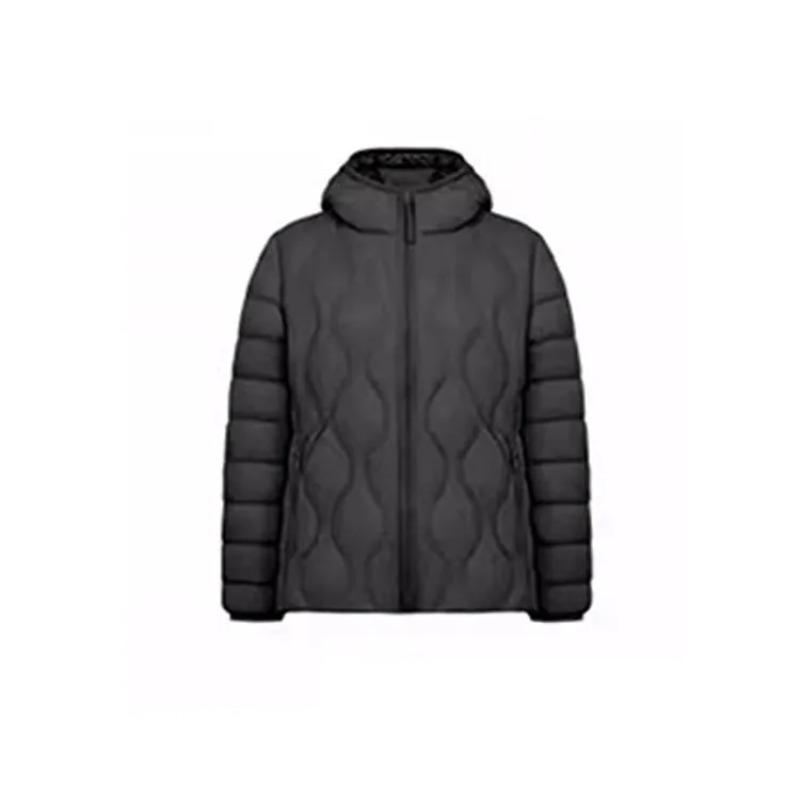Lightweight Women Down Jacket Hooded White Duck Down Warm Thin Coat Korean Style Puffer Jacket