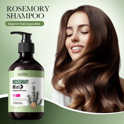 350ml Biberiye Şampuanı Doğal Saç Uzamasını Destekleyen Yağ Saçları Besler Saç Dökülmesini Azaltır Saç Uçlarındaki Kırıkları İyileştirir Saç Bakım Şampuanı