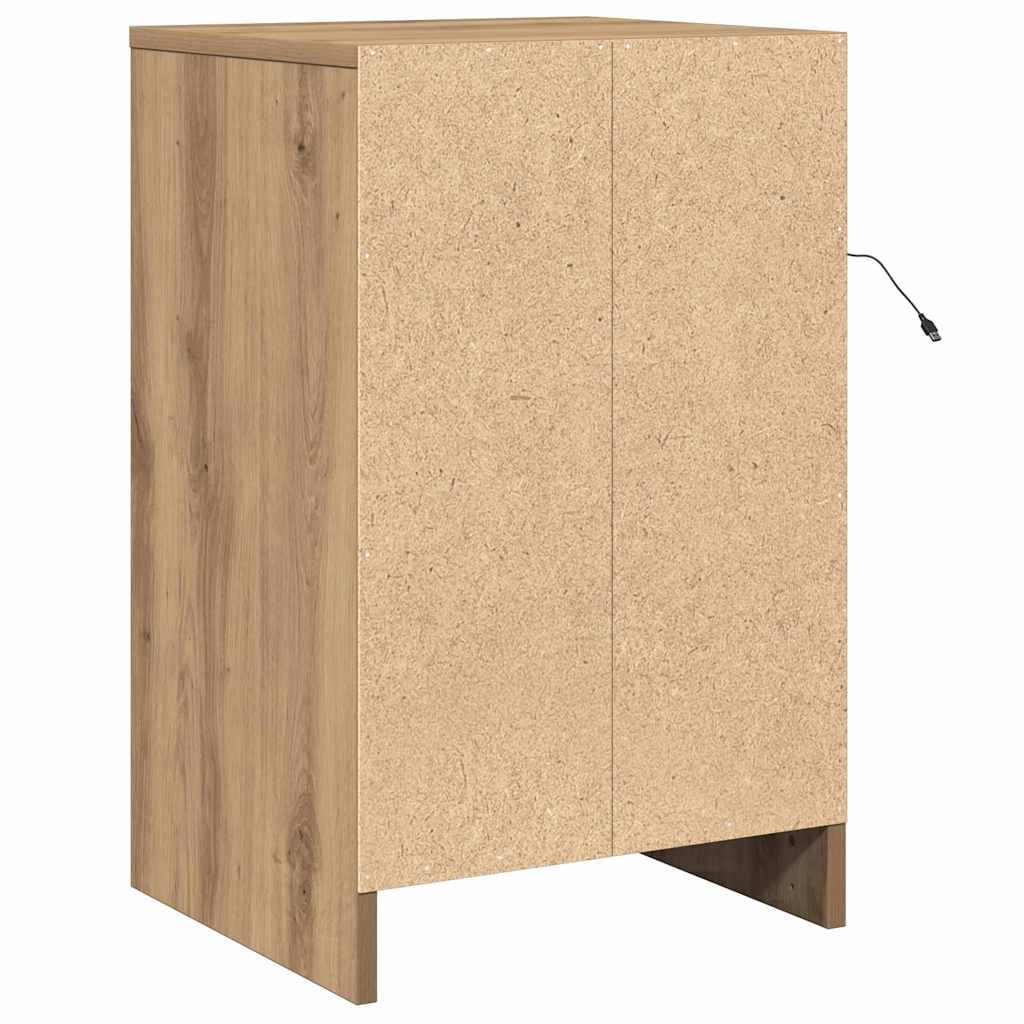 Nightstand Artisan Oak 38 x 34 x 61 cm Particleboard