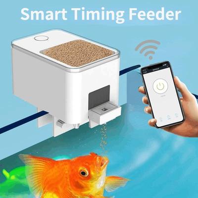 100ML/450ML/175ML/200ML Automatic Fish Tank Feeder Wireless Intelligent Remote Control Fish Feeding Machine Aquarium Timing Food Dispenser