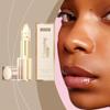 Lightweight Color Changing Lip Balm Gold Specks Moisturizing Non Greasy Personalized Gloss for Party Makeup Looks