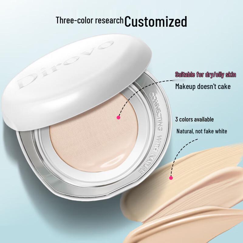DIROVO Crystal Oil Control & Concealing Cushion Foundation