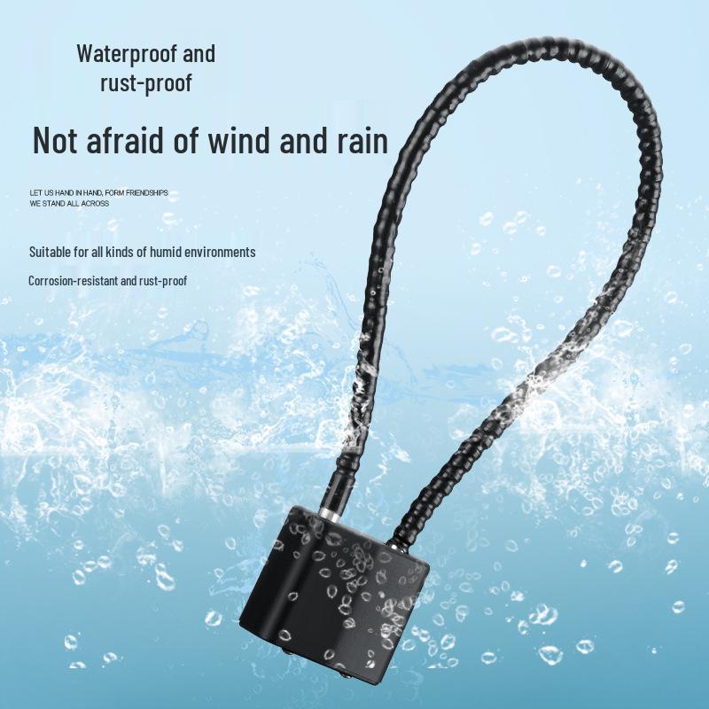 Verlängertes Stahlseil-Diebstahlschutz-Vorhängeschloss mit langem Bügel für Schränke und Schränke