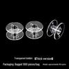Bobbin Lock Core Storage Box with 25/36 Compartments - Clear Plastic Sewing Machine Spool Organizer.