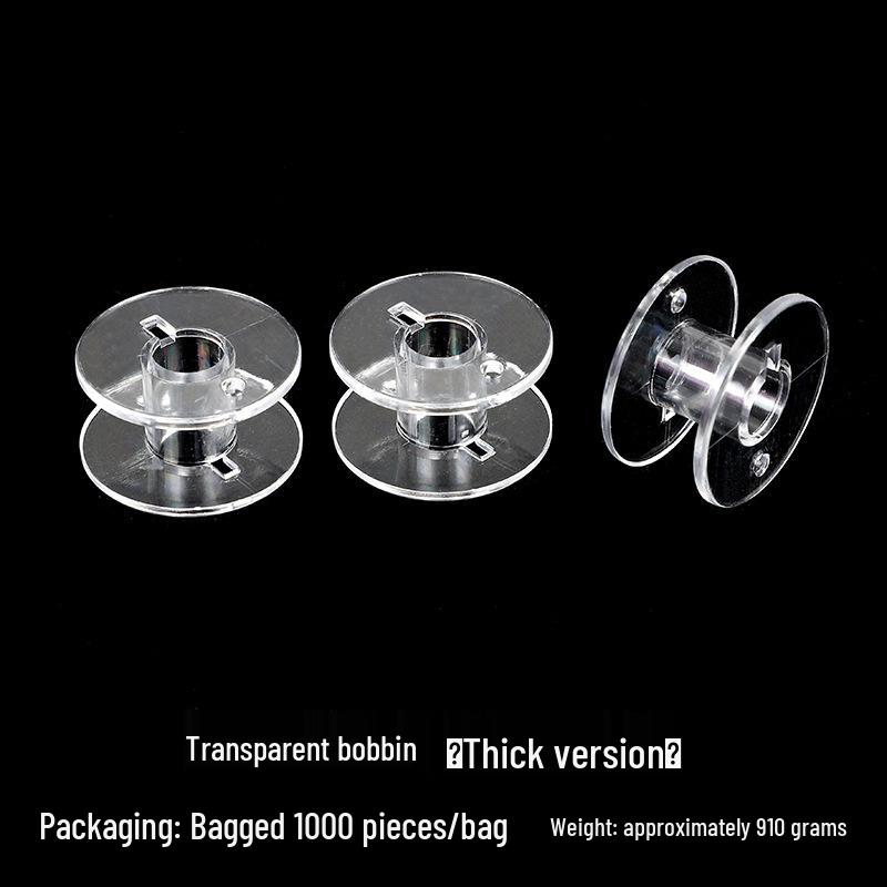 Bobbin Lock Core Storage Box with 25/36 Compartments - Clear Plastic Sewing Machine Spool Organizer.
