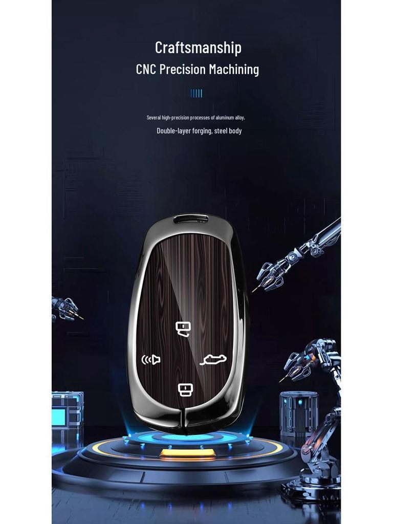 Nezha V/GT/S Zinc Alloy Key Case for Nezha New Energy Vehicles