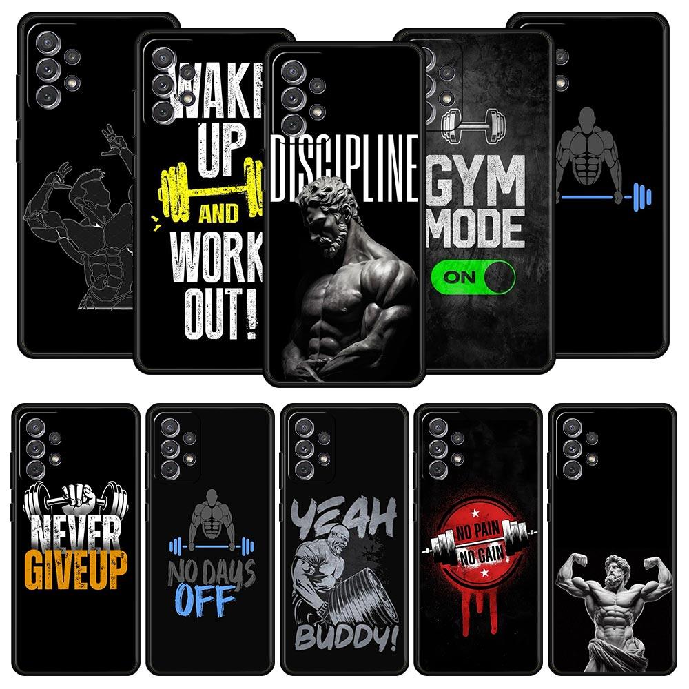 Fitness Bodybuilding Handyhülle Für Samsung Galaxy A17 A07 A55 A35 A25 A15 A05 A33 5G A31 A23 A21s A41 A73 A53 A51 A71 Hülle