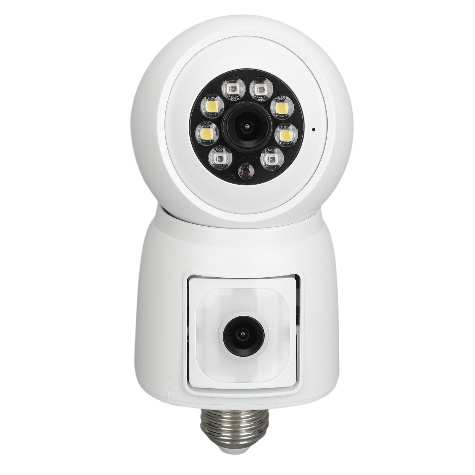 

Light Bulb Camera Outdoor IP63 Waterproof 3MP 2K Wireless Smart WiFi with Motion Alarm Tracking