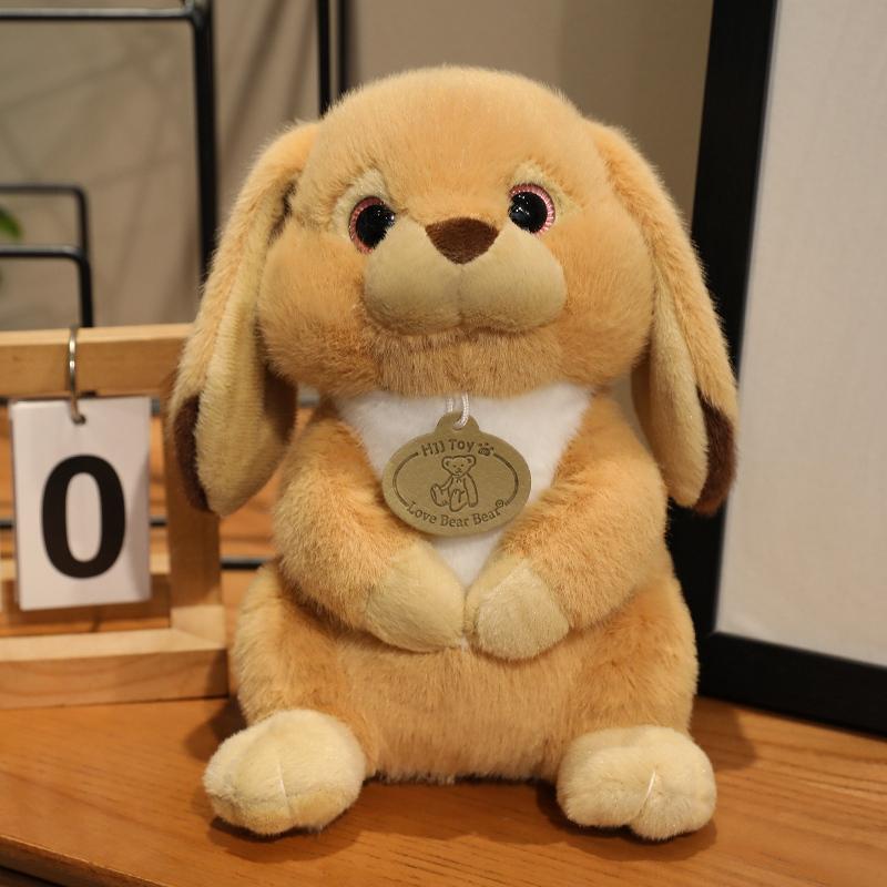 23cm Super Weiches Kaninchen Plüschtier Schlappohr Hase Stofftier Spielzeug Niedliches Kuschel-Kissen Für Kinder Bequemes Geschenk Für Mädchen Jungen about 23cm