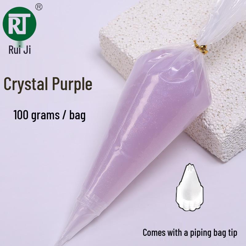 Rui Ji 100g Colla Cristallo Trasparente - A Base d'Acqua, Crema Simulazione Mescolanza Colori