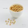 Gold Plated Ball Crimp End Beads Anti-Fade 100pcs Polished for DIY Custom Necklace Jewelry Making Beading Projects