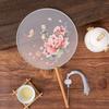 Antique Sle Round Fan Handicrt Dance Costume Qipao Special Ape Suzhou Embroidery F Transparent Double Sided Fan