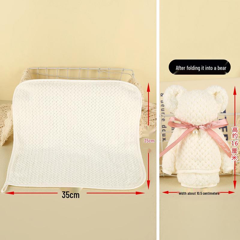 Little Bear Coral Fleece Towel Wedding & First Birthday Gift Box
