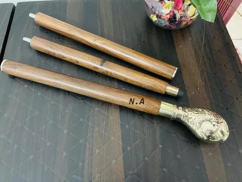 Egg in Eagle Claw Wooden Walking Cane Victorian Style Cane For Men And Women New