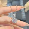 Octagonal Rose-Cut Tanzanite Pendant with High-Carbon Diamonds, Colorful Diamond Earrings, and Paraiba Ring