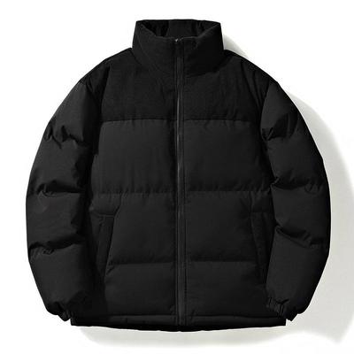 Herbst und Winter Verdickte Herren-Standkragen-Baumwollgepolsterte Kleidung, Neue Lockere Freizeitjacken, Jungen und Mädchen Baumwollgepolsterte Jacken, Brotjacken