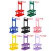 1Pcs New Basket Cup Organizer Beer Rack Bar Beverage Display Foldable Beer Bottle Carrier Reusable 2 Holes Drink Holder