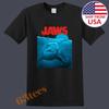 JAWS Sharks Movie Men's T-Shirt Women's Tee Top Unisex T-Shirt  Black Size S To 5XL