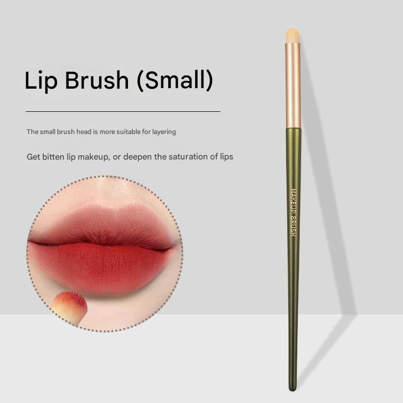 GECOMO Round Head Lip Brush Lipstick Coloring Smudge Brush Concealer Brush Lip Makeup Brush Multi-function Beauty Tool