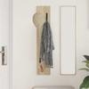 Wall Mounted Coat Rack In Sonoma Oak 20 X 1.5 X 100 Cm