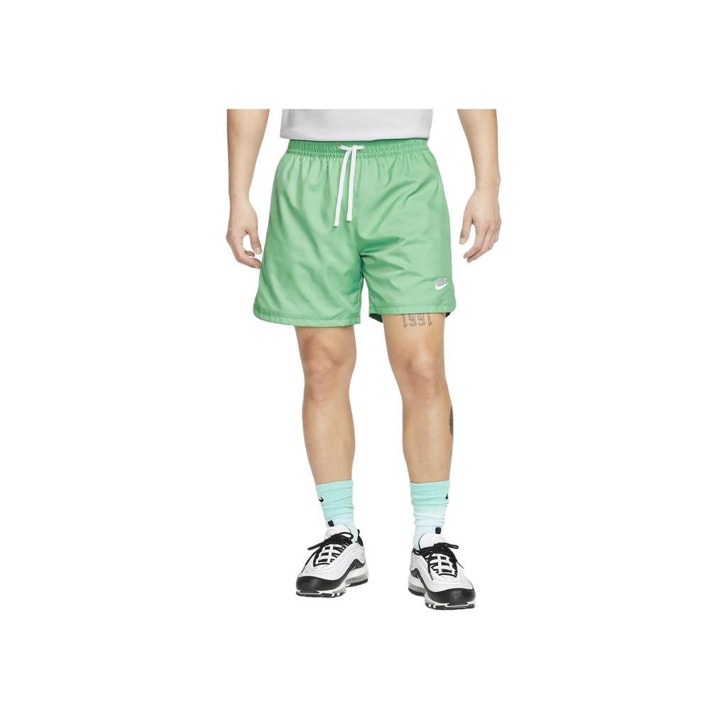 Nike Sportswear Sport Essentials Solid Drawstring Straight-Leg Shorts Men Bottoms Light-Green DM6830-363