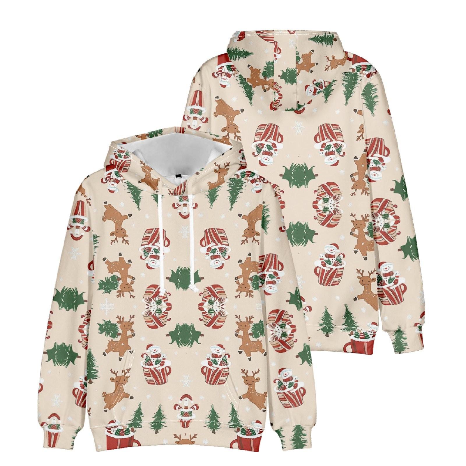 Мужская свободная толстовка с капюшоном с принтом мужская повседневная модная спортивная толстовка L армия зеленый 1980₽