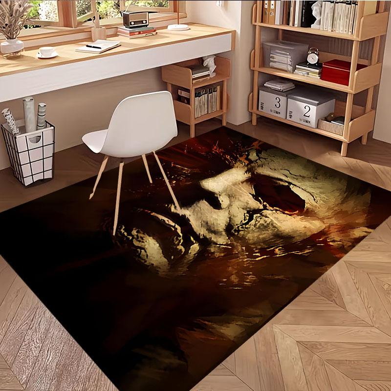 Michael Myers Print Rug, Washable Floor Carpet, For Entryway Dorm Laundry Room Office Study, Home Decor Birthday Christmas Gift