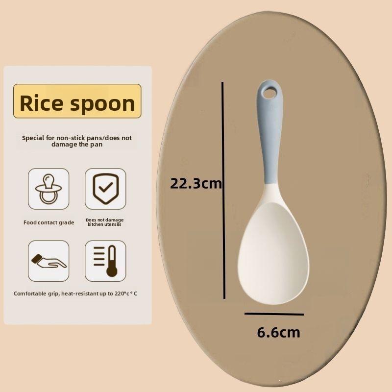 

Silicone Shovel To Protect The Pan, Household Cooking Shovel Spoon type 8