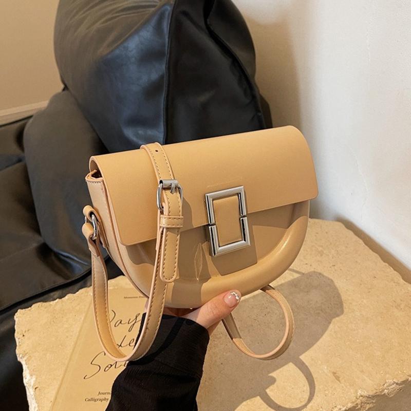 Geantă nouă de vară pentru femei, geantă ușoară de lux, geantă simplă de umăr, geantă la modă, geantă semi-rotunda