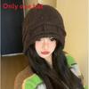 Woolen Knit Hat For Women With Windproof Warmth For Outdoor Activities