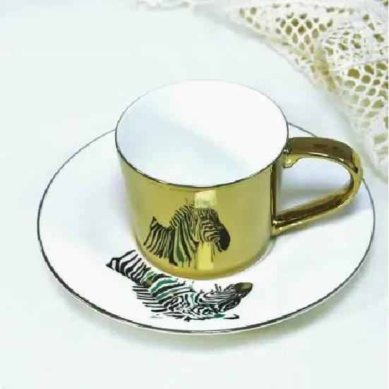 Creative Horse Anamorphic Cup Mirror Reflection