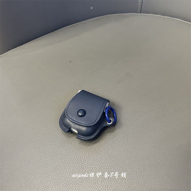 Minimalist Retro Leather Earphone Case for Apple Wireless Bluetooth AirPods Pro1 Generation 2 Generation 3 Generation Protective Case Buggy Bag