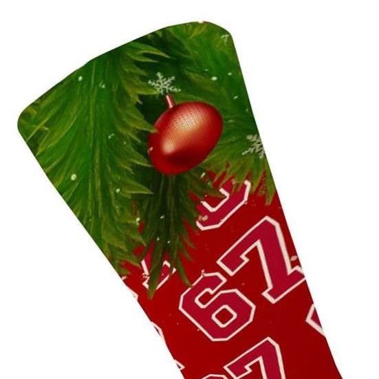 Funny 67 Crew Socks 6 7 Creams Drips Casual Socks Six Seven Meme Socks for Men Women Boys Girls Christmas Gifts