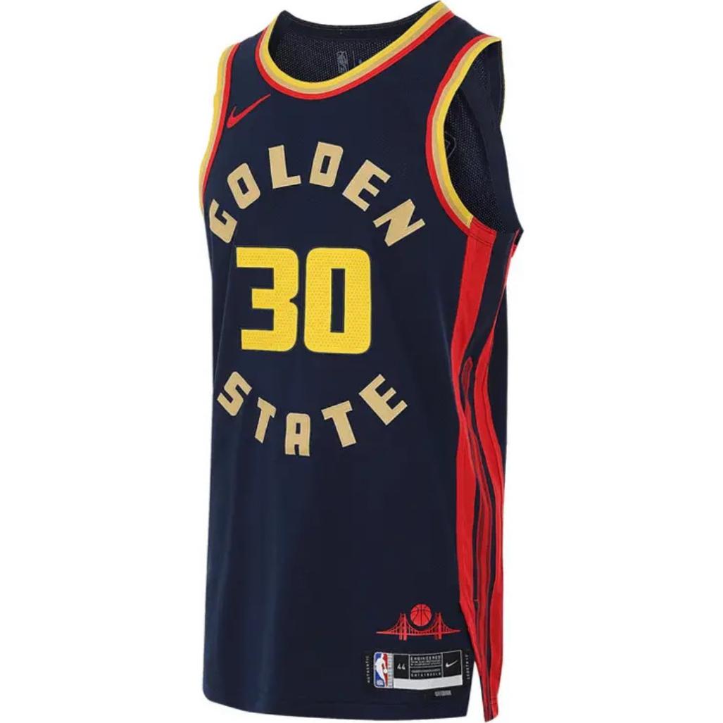 

Новая мужская аутентичная майка Nike Stephen Curry Golden State Warriors 2024/25 City Edition Nike Dri FIT Adv Nba FQ4465-419 XXL