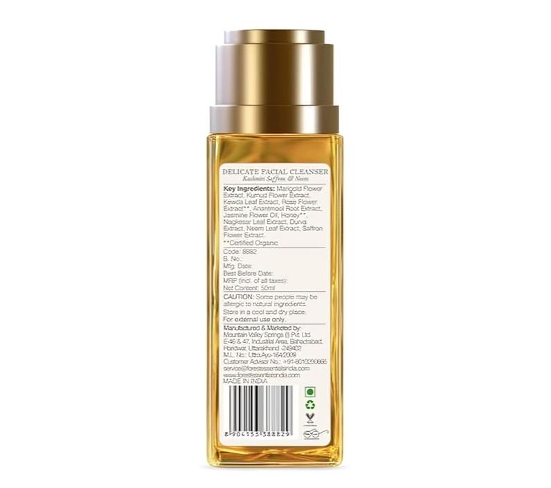 Forest Essentials Delikater Gesichtsreiniger mit Kaschmir-Safran & Neem 50ml