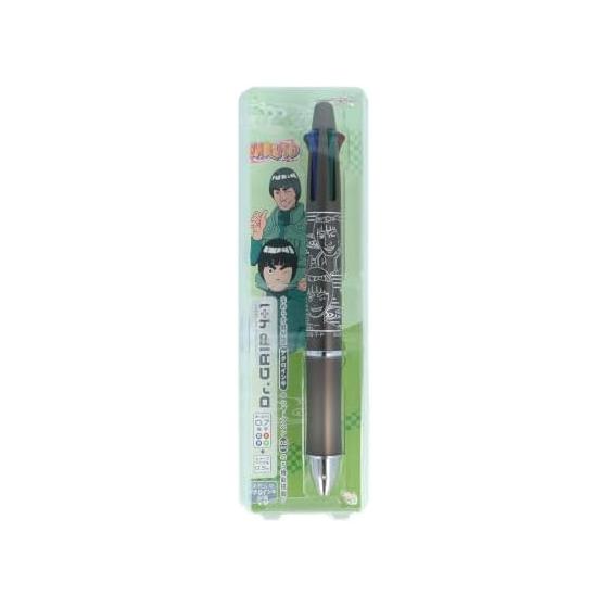 Sun-Star Stationery Naruto Goods Dr. Grip 4+1 Multi-Color Ballpoint Pen & Mechanical Pencil, Rock Lee & Might Guy S4659210