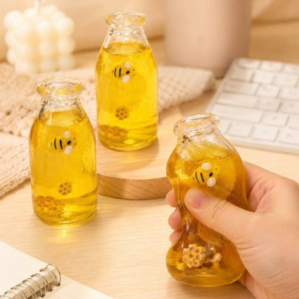 Kneading Honey Bottle Squeeze Toys Anxiety Relief Maltose Fidget Toy Children's Gifts