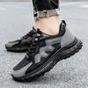 Fashion High Quality Men's Sports Shoes Mesh Breathable Thick Soft Soled Antislip Sneakers Pure Color Athletic Footwear